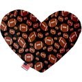 Mirage Pet Products Footballs Canvas Heart Dog Toy 6 in. 1328-CTYHT6